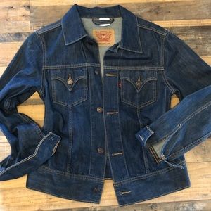 Levis Denim Jean Jacket Ladies Small